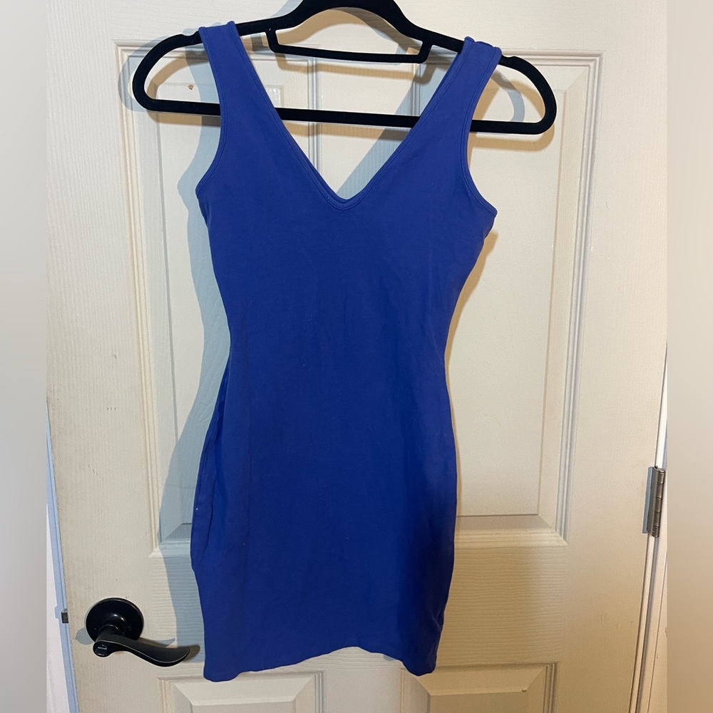 Wild fable, size, small blue, body con mini dress
